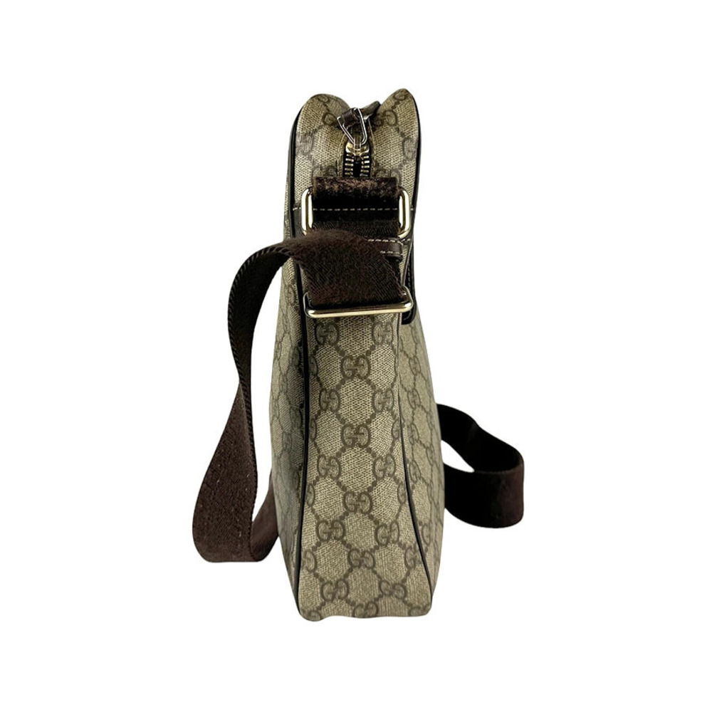 Gucci Crossbody Beige Shoulder Supreme Bag Brown GG Canvas Tan Brown